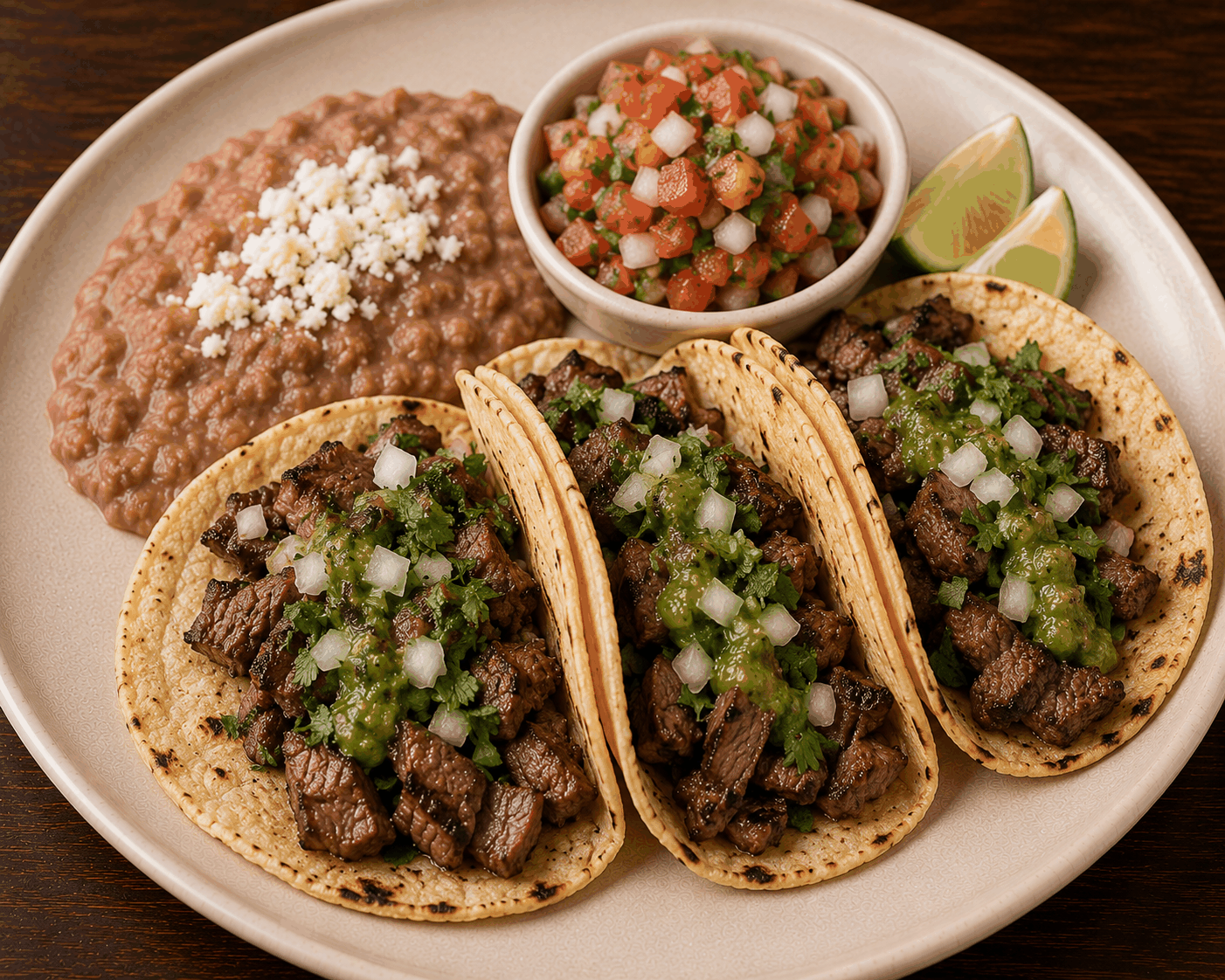 Tacos carne asada